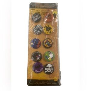Halloween Pins Set of 10 Spooky Fall October Fun New in Package